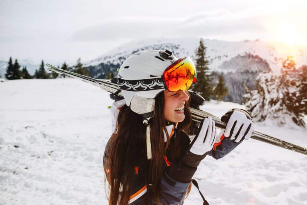 A woman enjoying Things to Do In Taos.