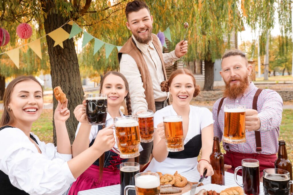 One of the many Things To Do In Red River NM during fall is to visit an Oktoberfest.