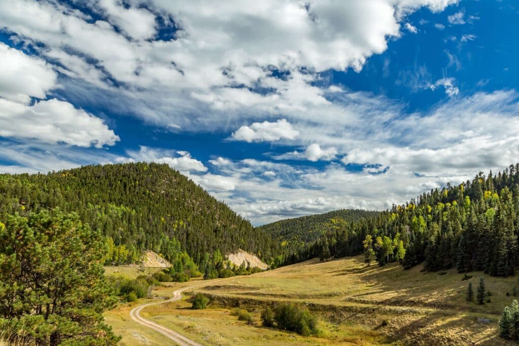 A beautiful summer view around the Enchanted Circle.